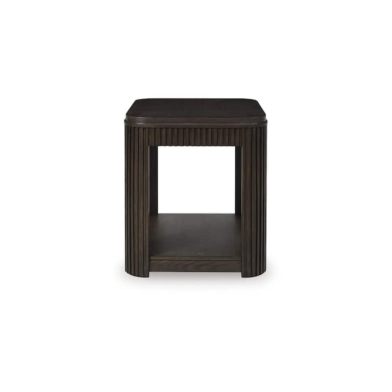 Signature Design by Ashley Carlibrie Dark Brown End Table - 22" W x 26" D x 24" H