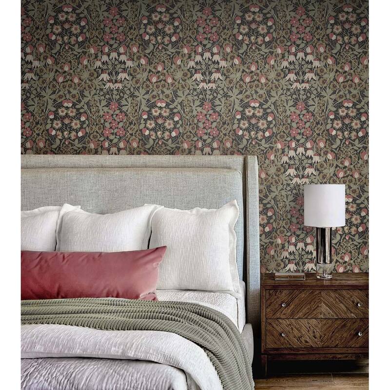 NextWall Tulip Garden Peel and Stick Wallpaper