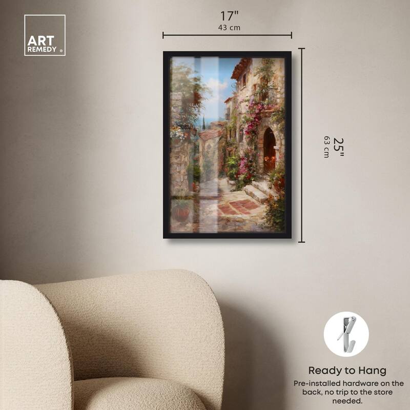 Mediterranean Charm I Shadowbox by Art Remedy