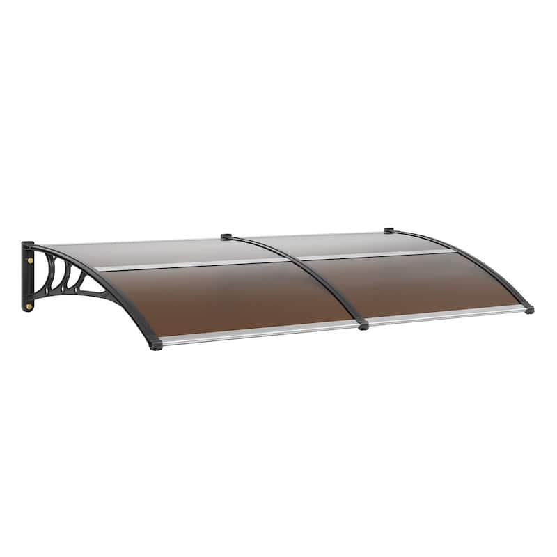 Brown Outdoor Window Door Awning Canopy Exterior with Aluminum Connector