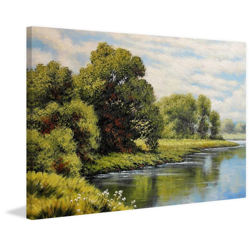 Lake Days Print on Wrapped Canvas