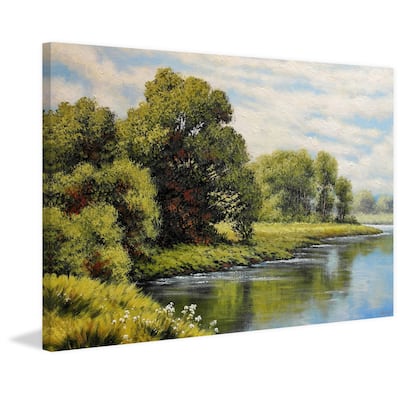 Lake Days Print on Wrapped Canvas