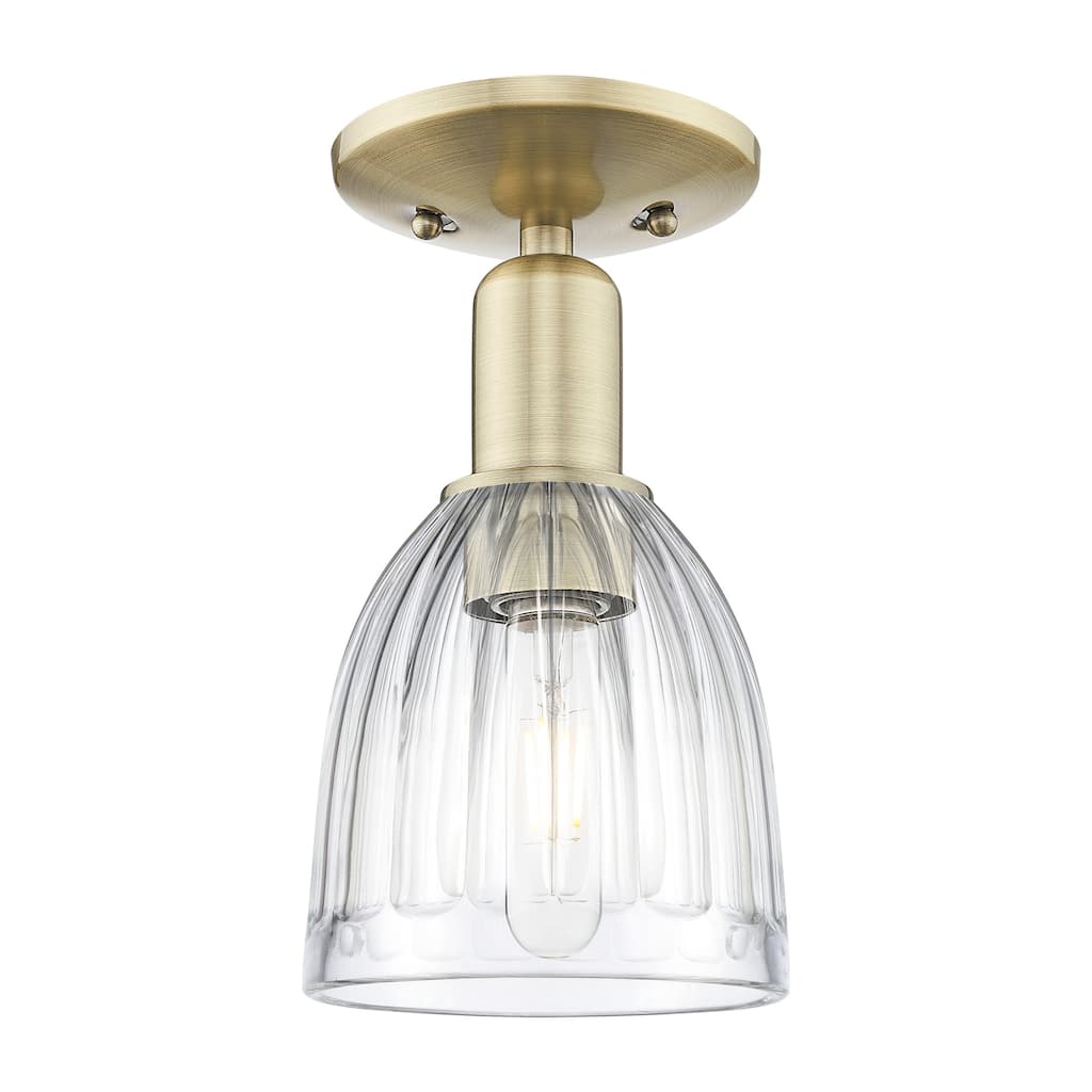 Innovations Lighting 716-1C-11-6 Brookfield Semi-Flush Brookfield 6"