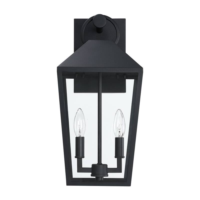 2-Light Outdoor Wall Lantern Sconce