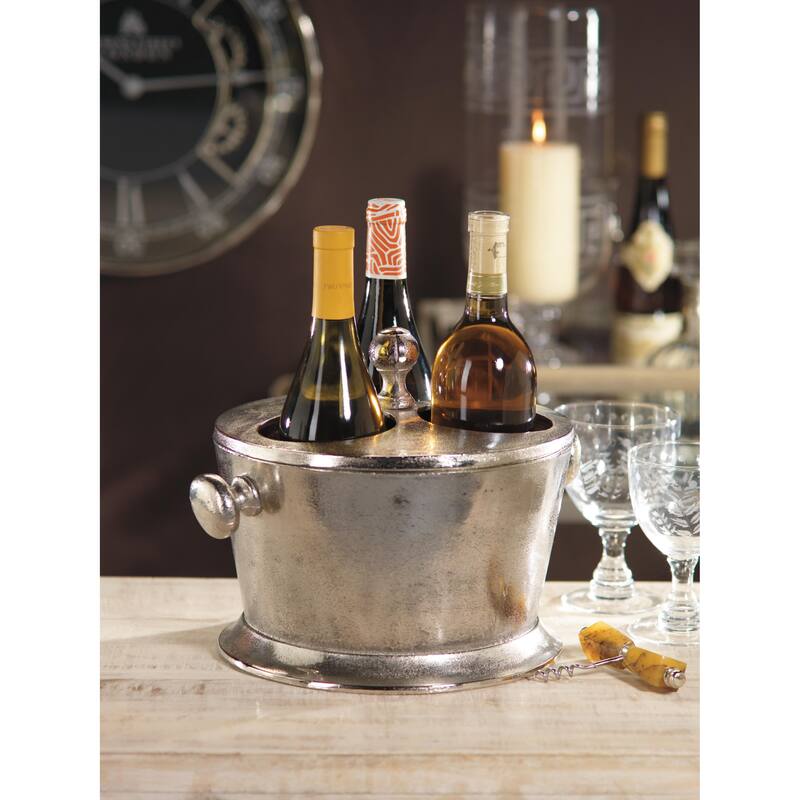 Serrano Metal Bottle Wine Holder