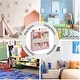 preview thumbnail 12 of 19, Kids Bookcase and Bookshelf with Cubby Cabinet and Drawers