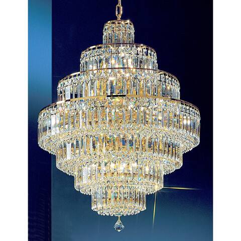Classic Lighting 35" Crystal Chandelier from the Ambassador Collection