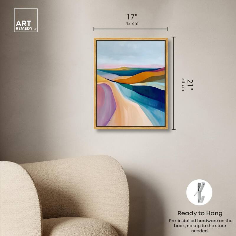 Colorful Dunes II Canvas by Art Remedy