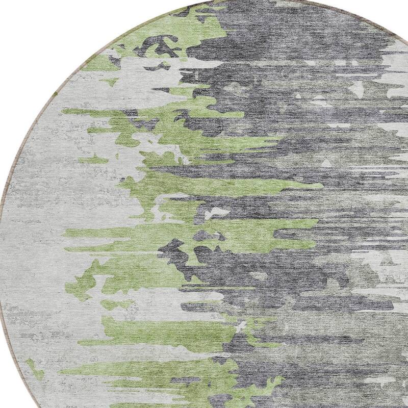 HomeRoots Abstract Transitional Rectangle Outdoor Rug