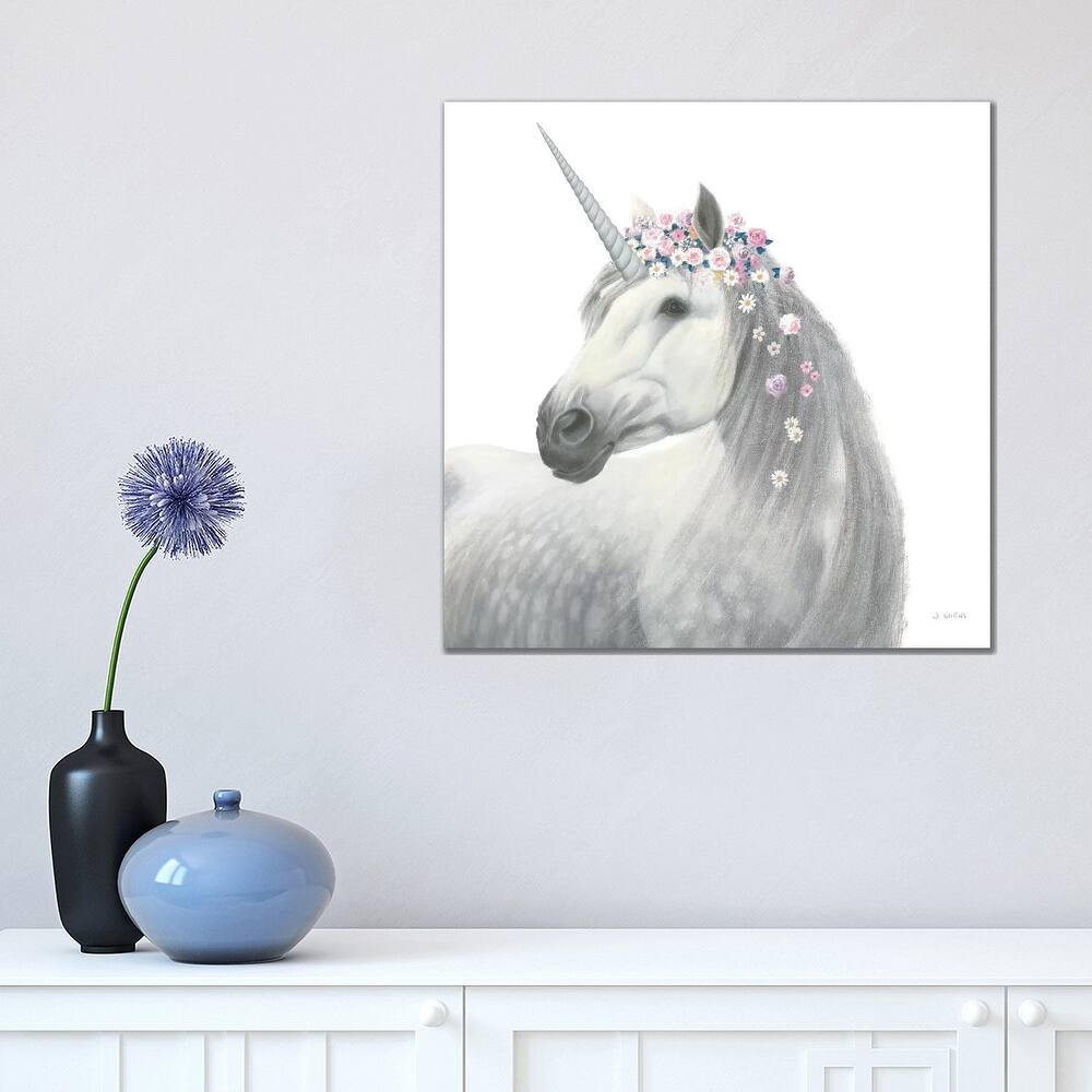 iCanvas "Enchanted Spirit Unicorn II" by James Wiens Canvas Print