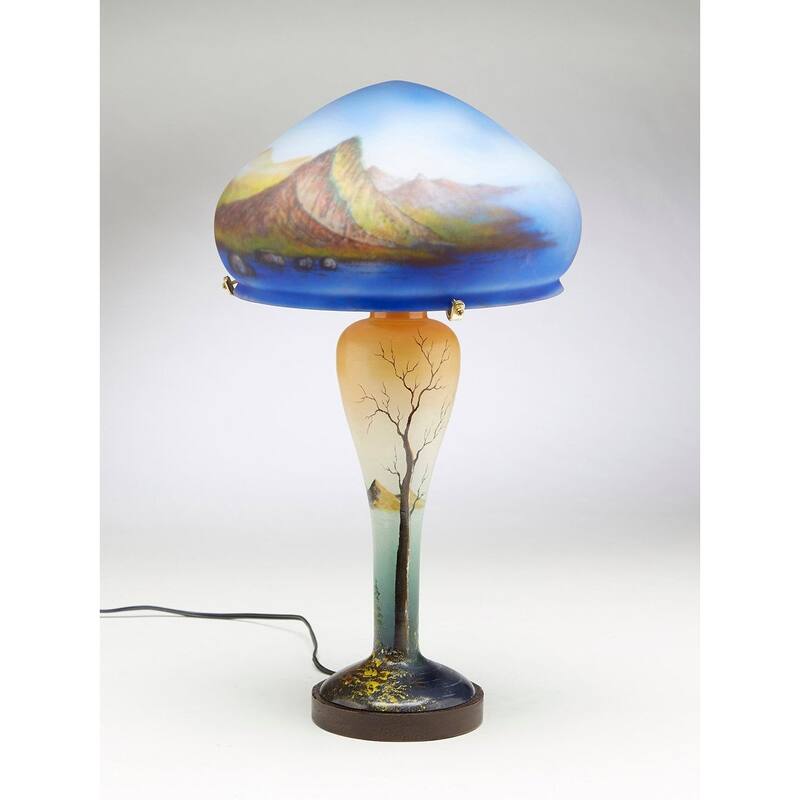 Essary Reverse Painted 19" Table Lamp