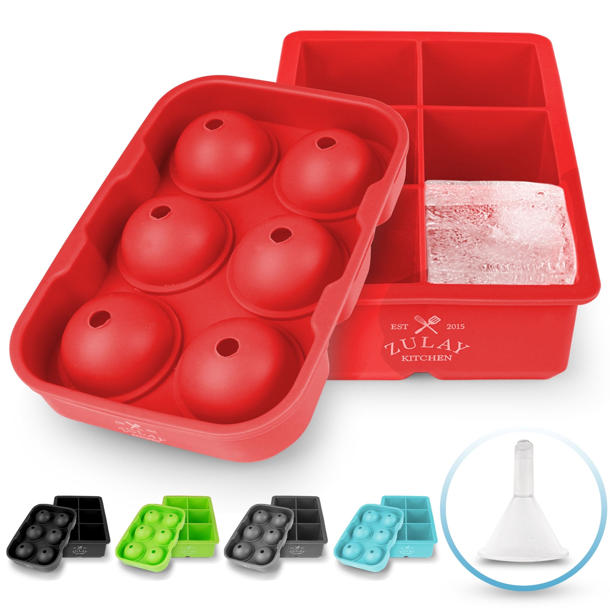 Silicone Ice Cube Trays Lids  Kitchen Silicone Ice Cube Tray