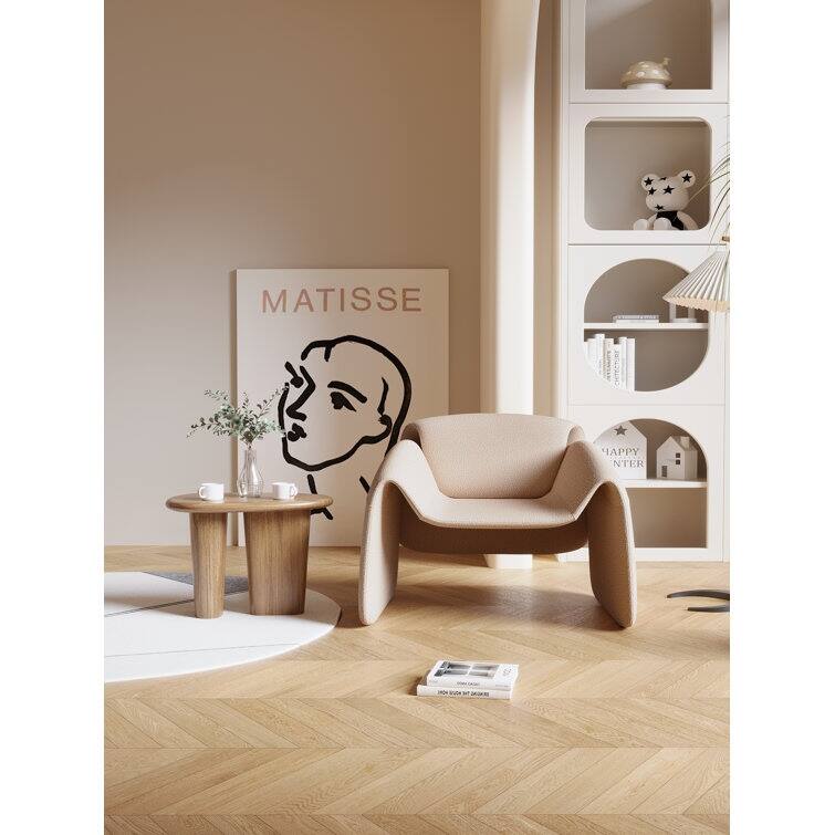 LeClub Teddy Fabric Armchair