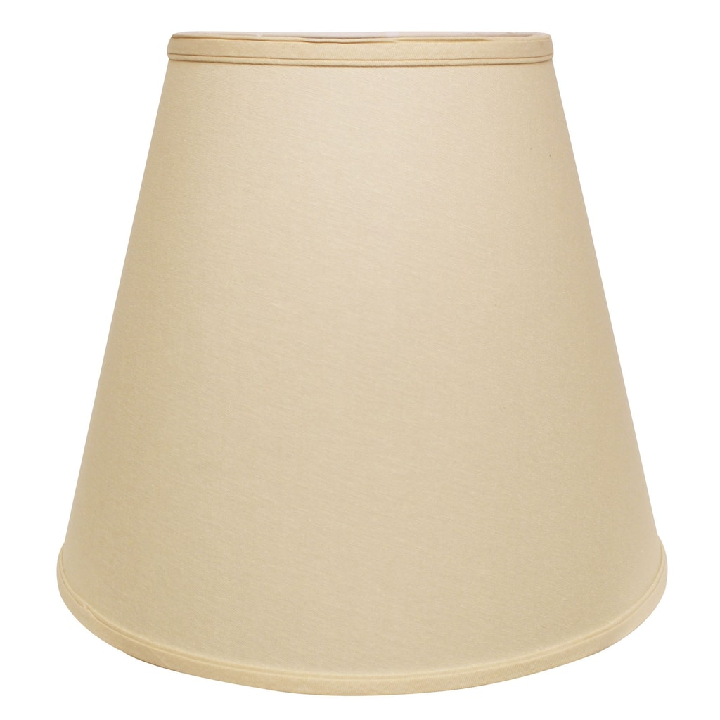 HomeRoots Beige Linen Empire Lamp Shade - 18