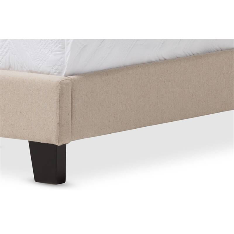 Modern Tufted Platform Bed - Twin Size, Diamond Tufting Design, Linen Upholstered Bed Frame