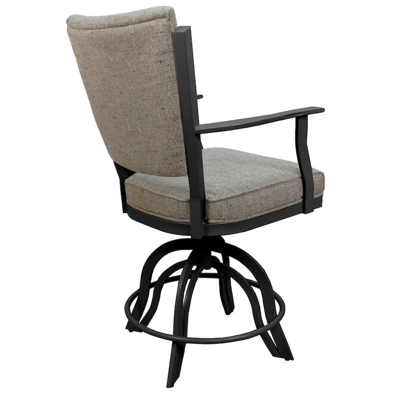 Montana Cream Swivel Tilt Metal 30" or Counter 26" Bar Stool