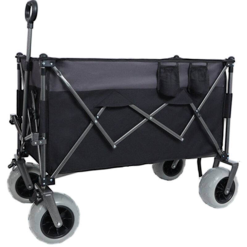 300L Heavy-Duty Wagon - 9"x4" All-Terrain Wheels, 480lb Capacity
