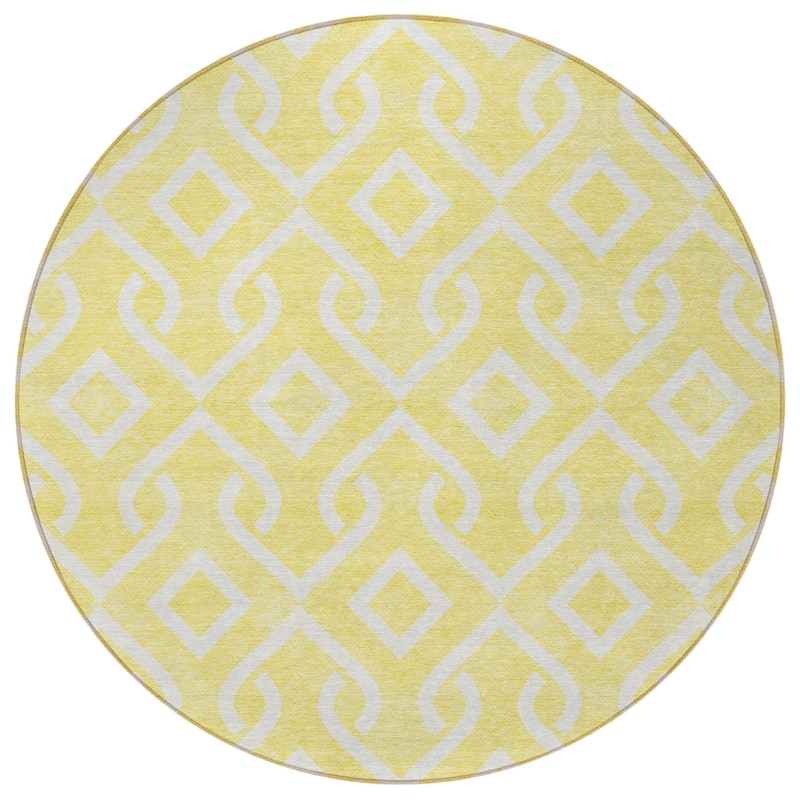 HomeRoots Geometric Transitional Rectangle Outdoor Rug