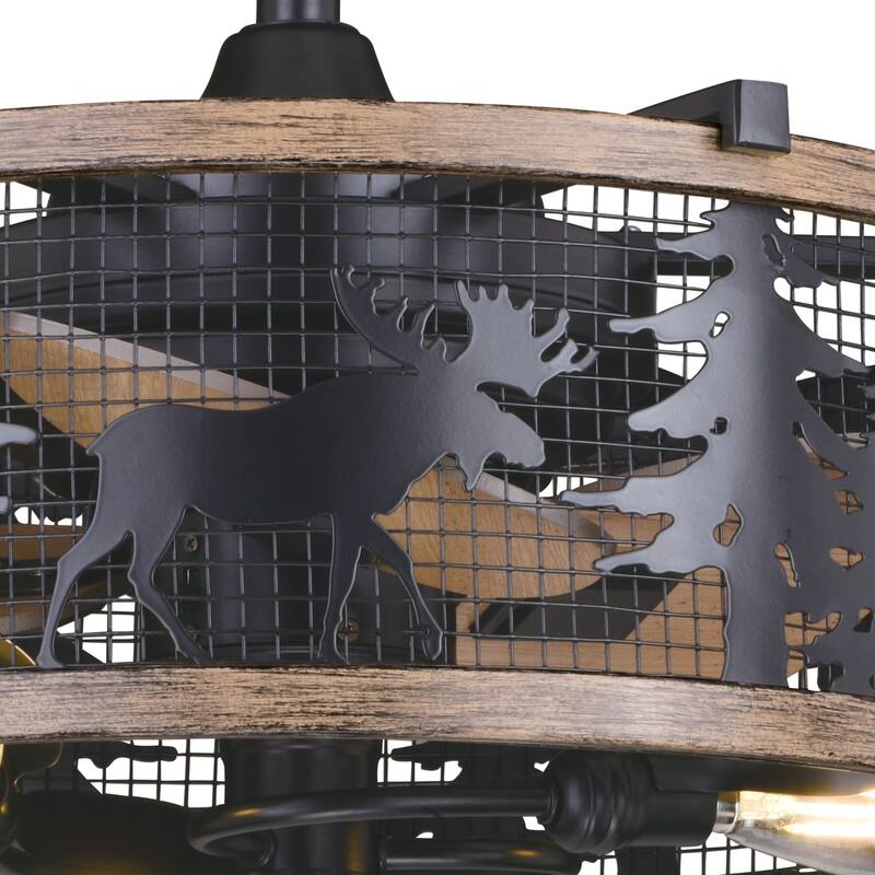 Bellevue Brody 21" 3 Blade LED Indoor Ceiling Fan with Remote Control