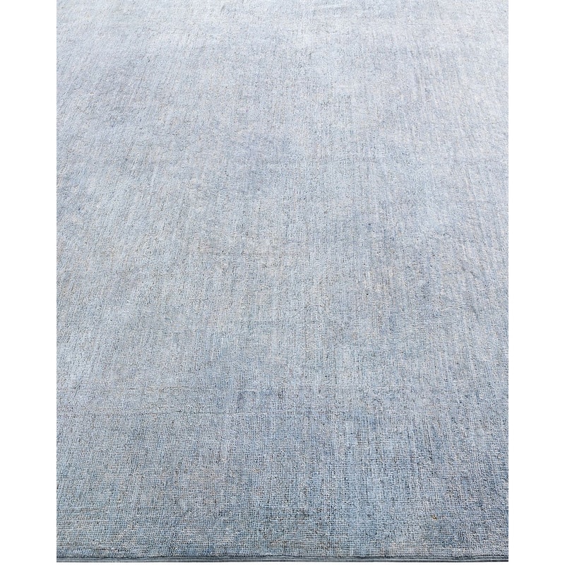 Contemporary Overdyed Wool Hand Knotted Area Rug - 6' 4" x 8' 8"