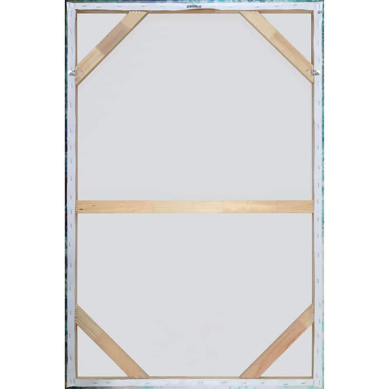 Obstacle Print on Wrapped Canvas