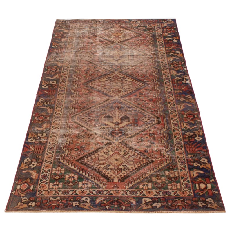 ECARPETGALLERY Hand-knotted Konya Anatolian Red Wool Rug - 4'6 x 9'2
