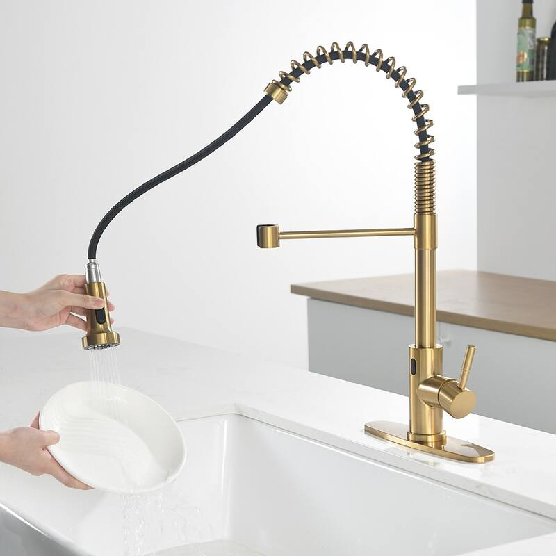 Kitchen Faucet with Battery Control Valve