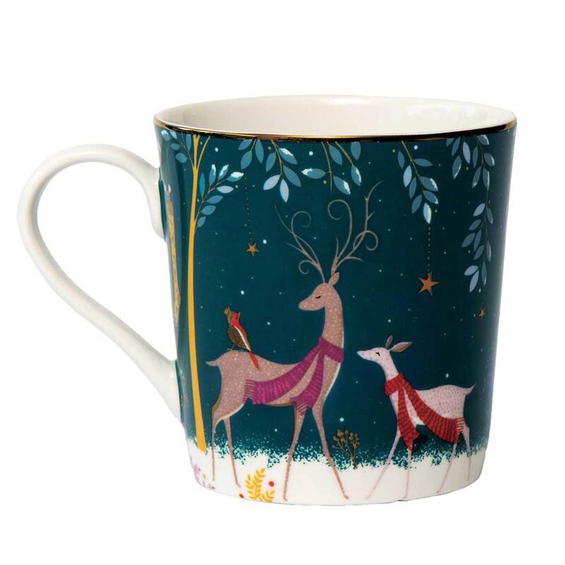 Portmeirion Sara Miller Woodland Tales Mug, Skaters
