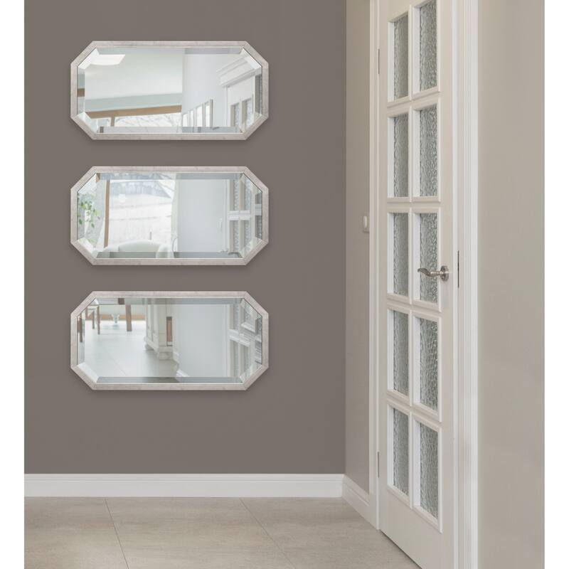 Kate and Laurel Laverty Octagon Accent Mirror Set - 3 Piece