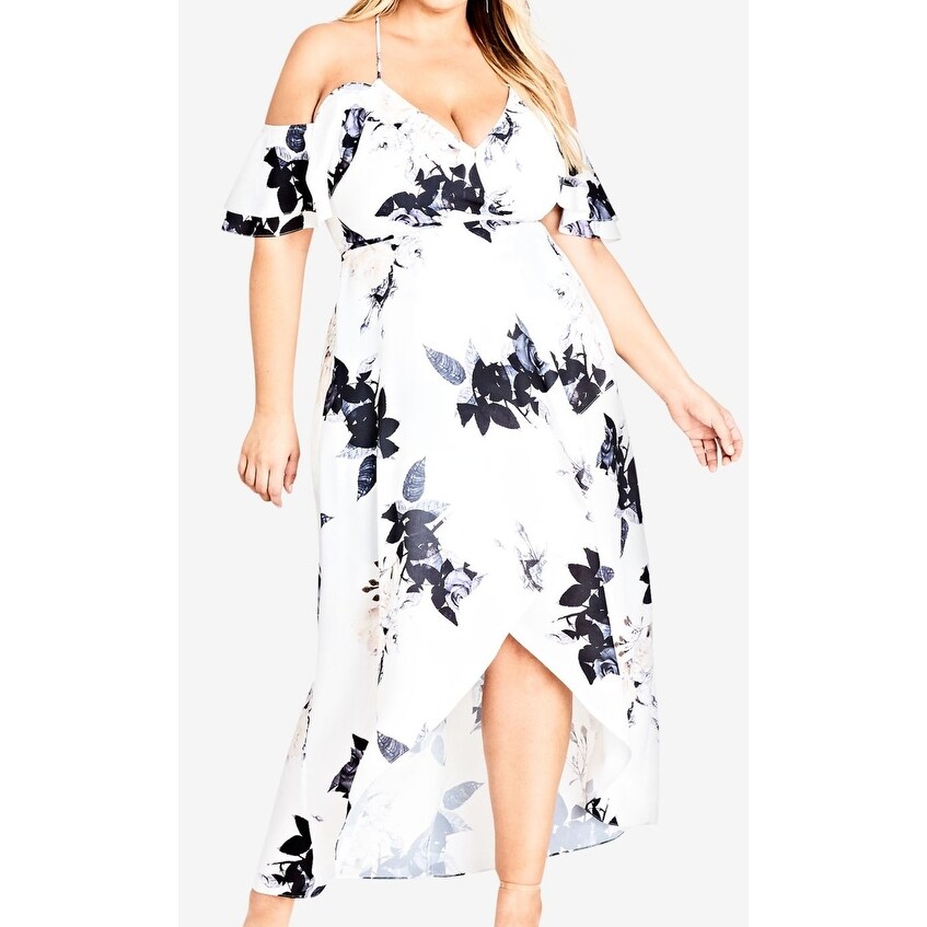 city chic cold shoulder dress