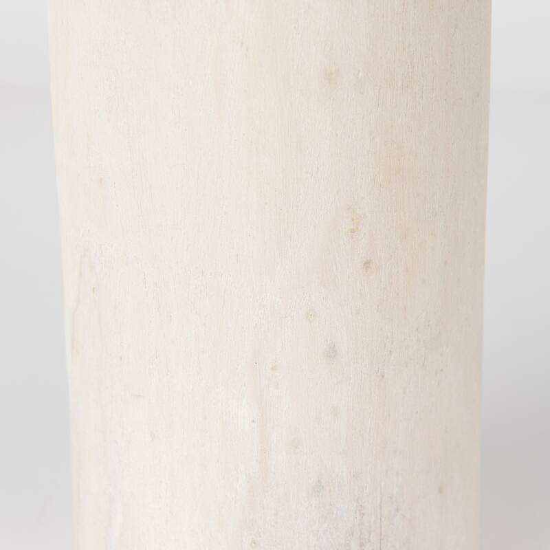 Knox Large Gray-Wash Wood Decorative Object