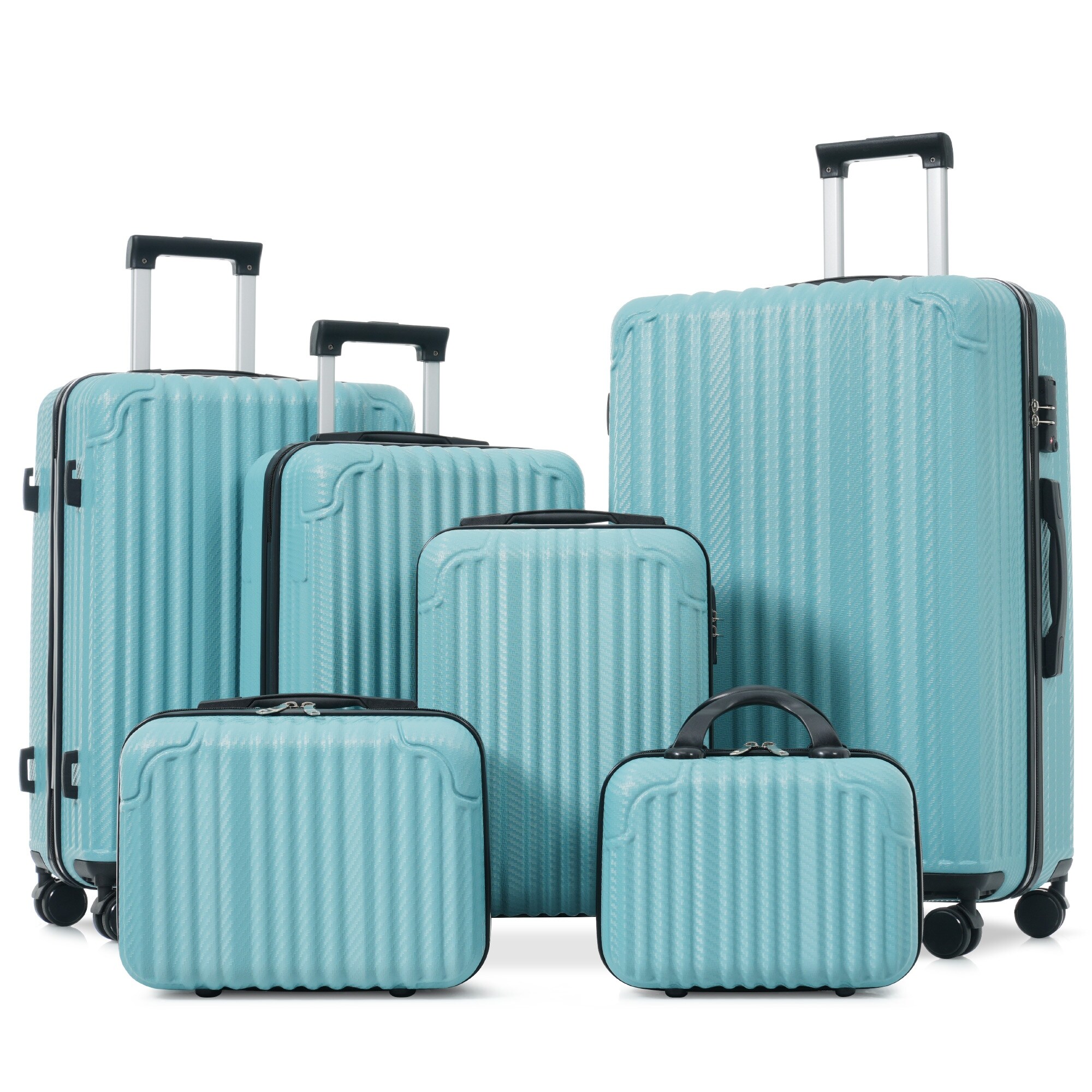 6-Piece-Luggage-Set,-Durable-