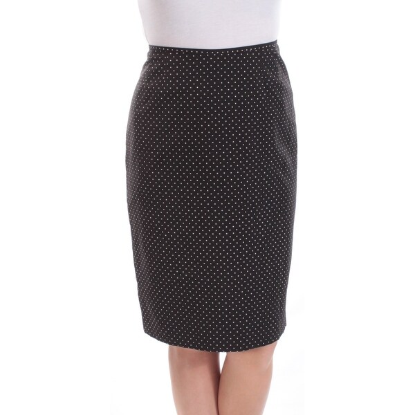 knee length black skirt outfit