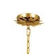 preview thumbnail 4 of 3, Broche 6 Light Antique Gold Chandelier - 24'' W x 31'' H