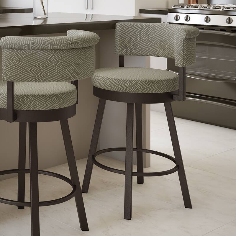 Amisco Rosco Swivel Bar Stool