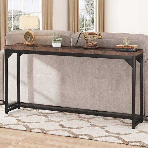 Long Sofa Table, 70.9 inch Behind Couch Table, Entry Console Table