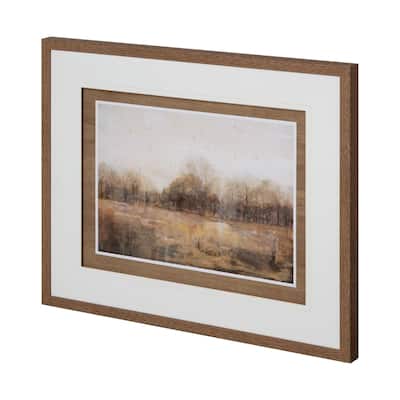 Copper Glaze Landscape Framed Art Print