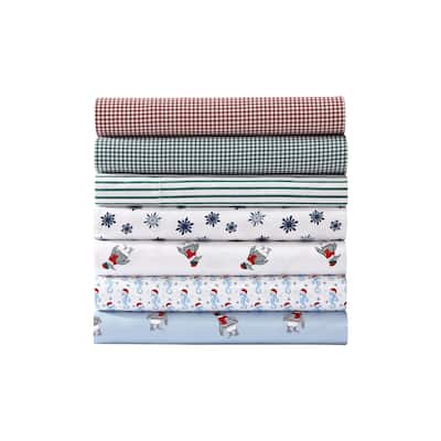 Nautica Cozy Brushed Flannel Printed Sheet Sets