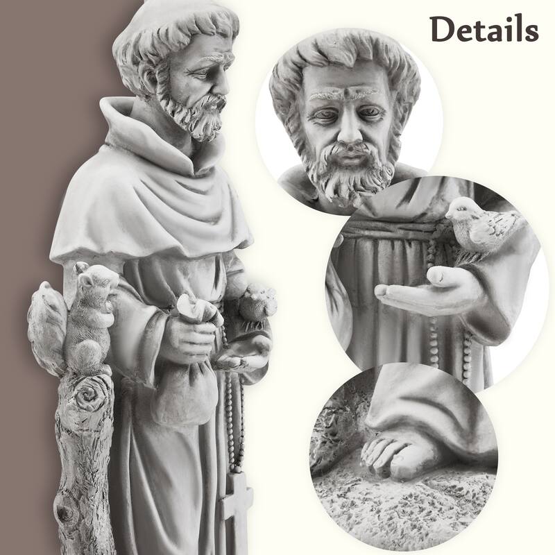 Outdoor Religious Sculpture, Garden Decor, Waterproof Sculpture, Suitable for Courtyard, Front porch, Patio