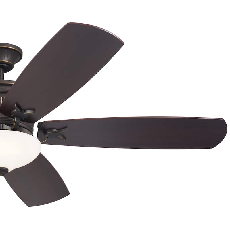 Kichler Lighting Crescent 56 inch Integrated LED Indoor Olde Bronze Ceiling Fan