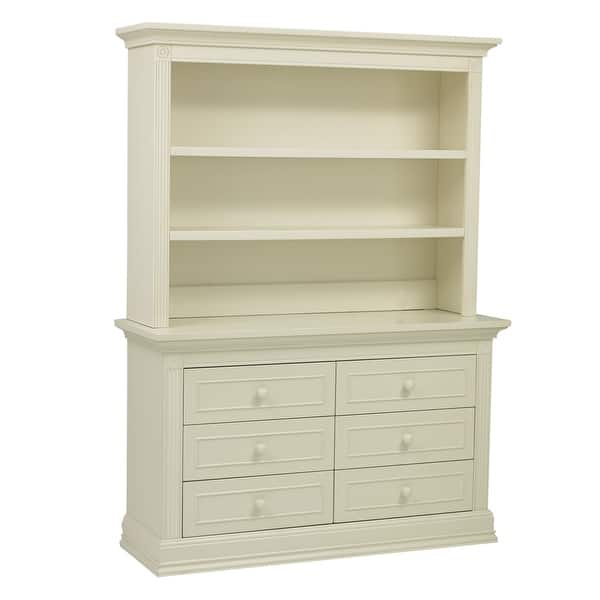 slide 2 of 2, Baby Cache Montana Hutch White