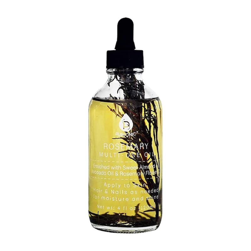 Pursonic Rosemary Flower Multi Use Body Oils 4 Oz - N/A - White