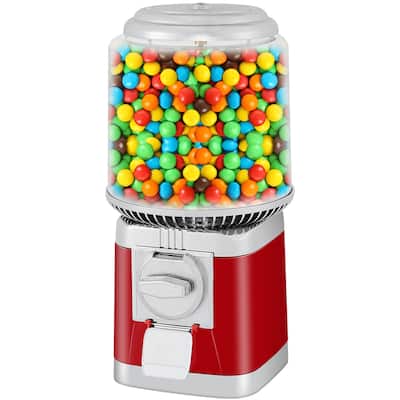 VEVOR Bulk Gumball Machine Candy Vending Machine Peanuts Jelly Beans Countertop W/Keys - 6.5 x 6.5 x 16.1 in