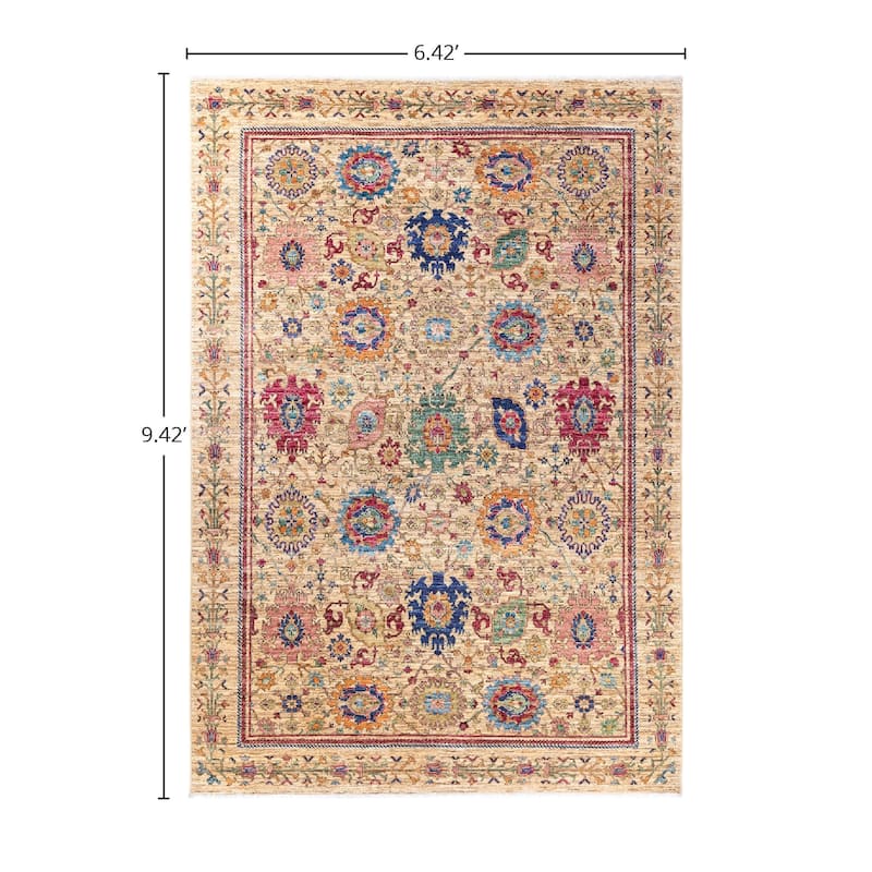 Serapi, One-of-a-Kind Hand-Knotted Area Rug - 6' 5" x 9' 5"