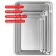 preview thumbnail 18 of 29, JoyTable Aluminum Steel Non-stick Baking Sheet/Cookie Sheet Set