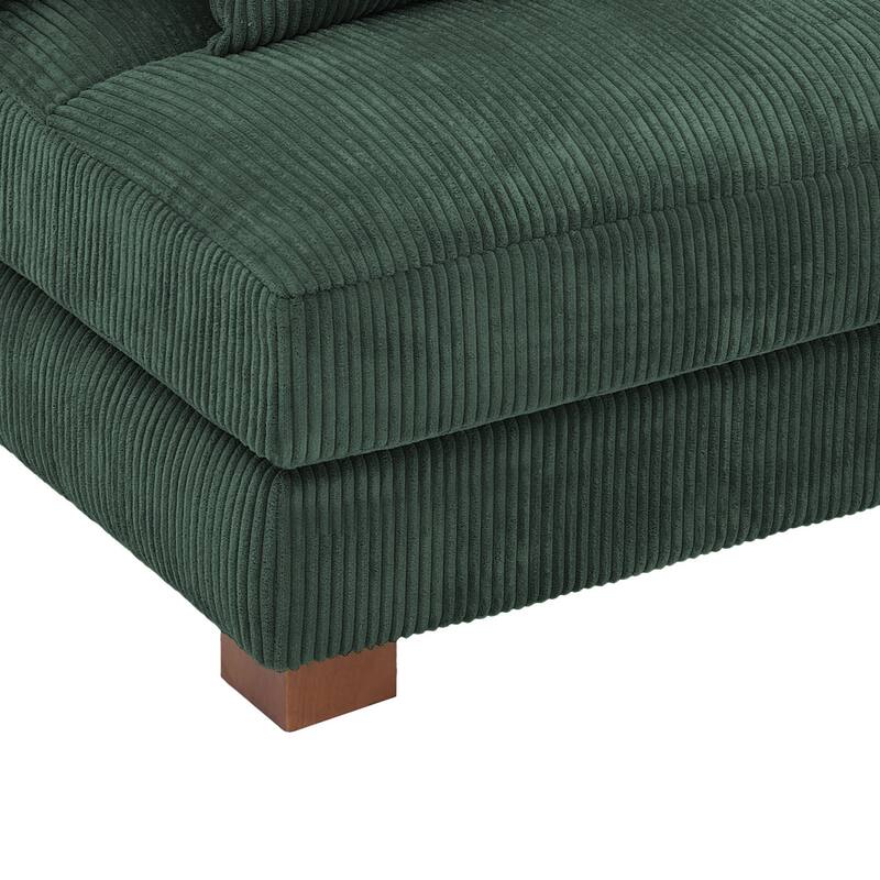 Modern Upholstered Armless Chair Accent Chair