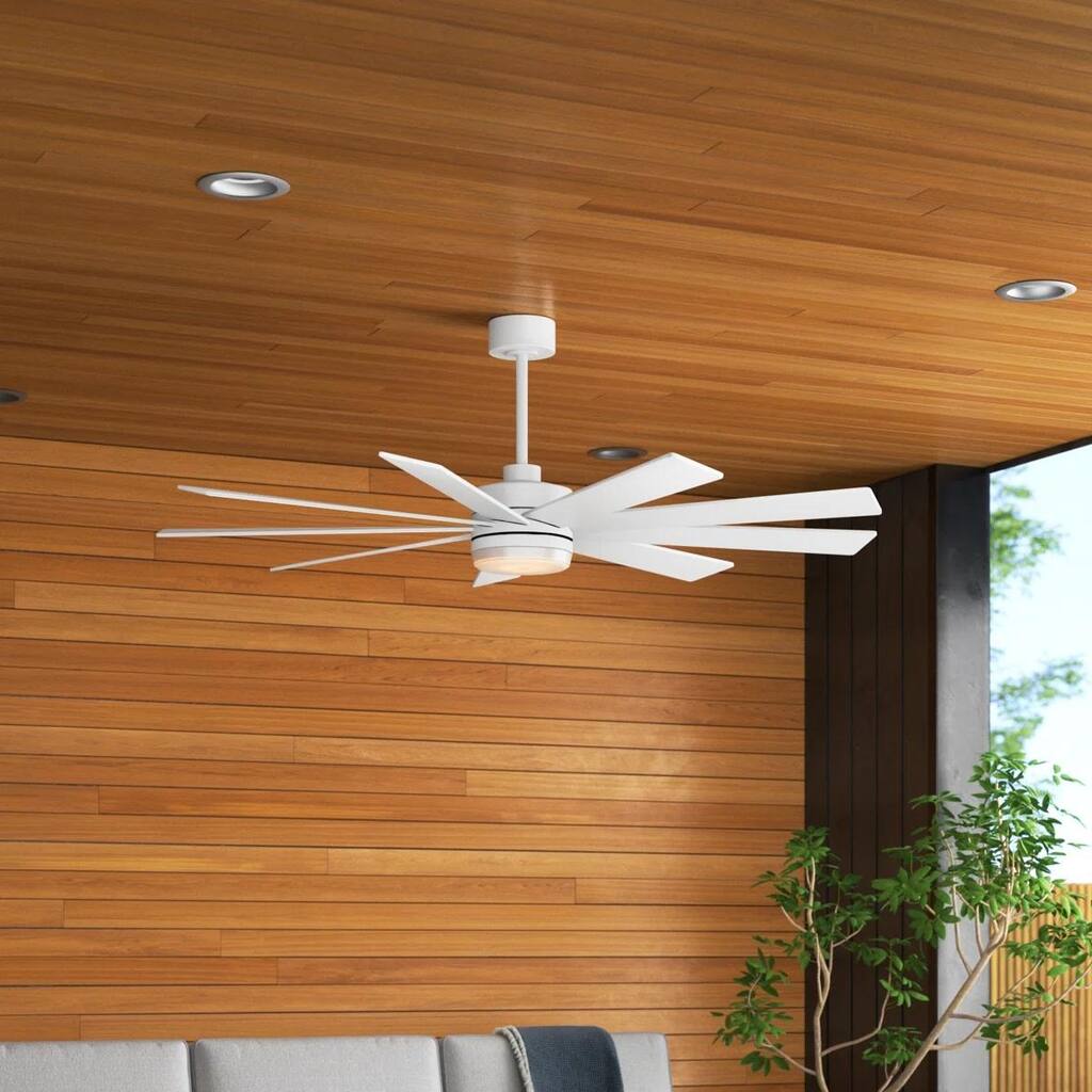 MLiAN DC Motor Indoor Ceiling Fan with Light and Remote