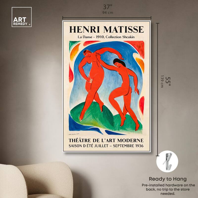 Dance by Henri Matisse Canvas by Art Remedy