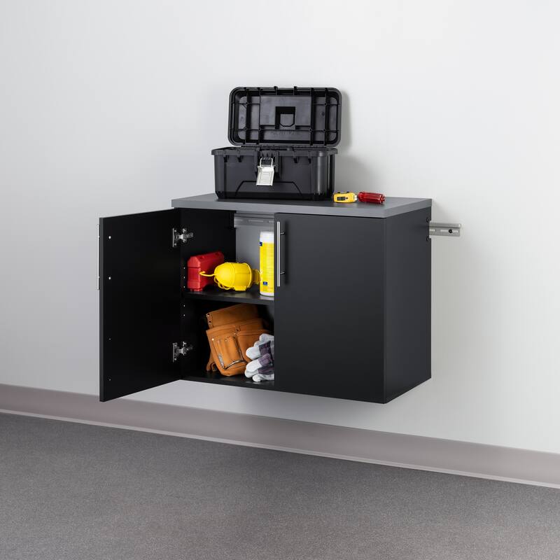 Prepac HangUps 2-Door Base Storage Cabinet - 30" W x 24" H x 16" D