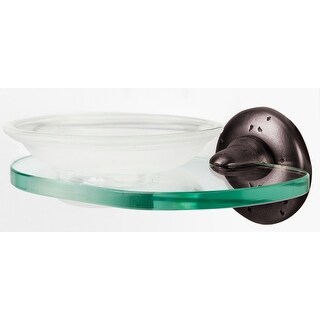 Alno Glass Wall Mounted Soap Dish from the Sierra Bath Collection